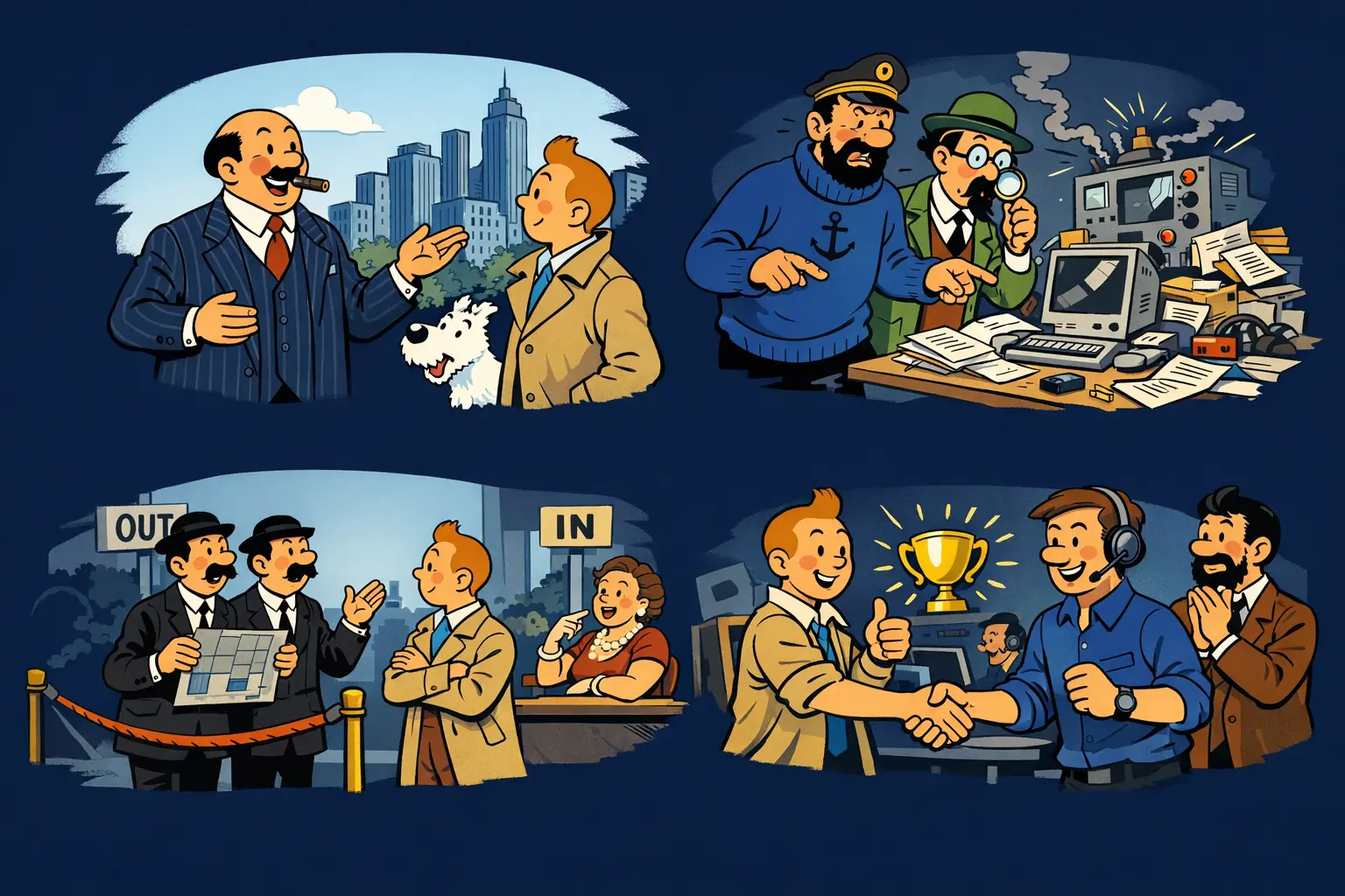 Illustration för projektstart och avgränsning